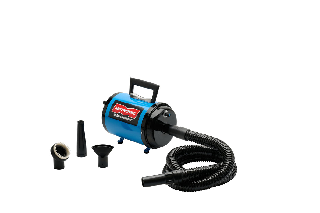 Metrovac Air Force® Commander® Variable Speed Pet Dryer - Blue 4.0 HP - Pet dryers by Metrovac