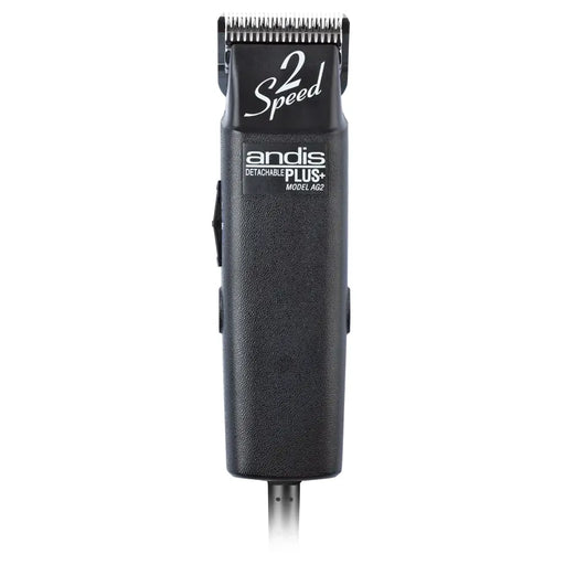 Andis Ag 2-Speed+ Detachable Blade Clipper Black - - Clippers by Andis
