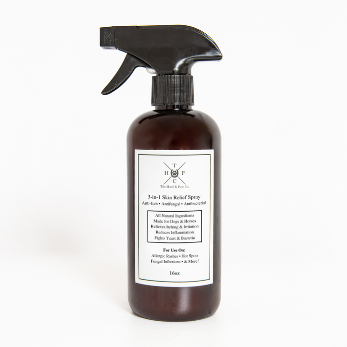 3-in-1 Skin Relief Spray for Dogs & Horses - 16oz - by The Hoof & Paw Co.