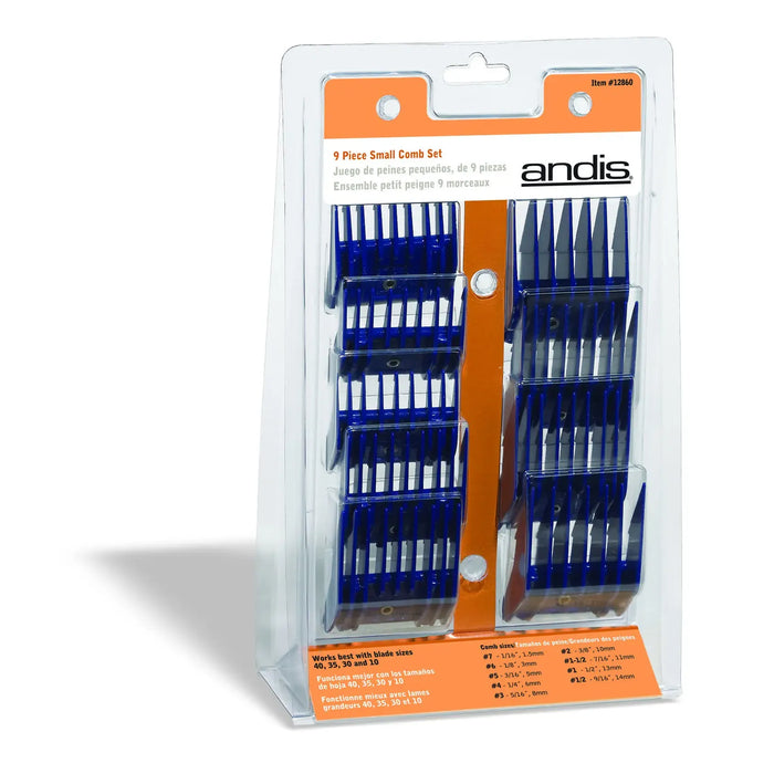 Andis 9-Piece Small Comb Set - - Comb by Andis