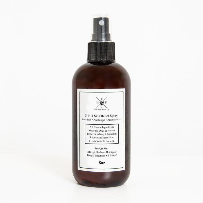 3-in-1 Skin Relief Spray for Dogs & Horses - 8oz - by The Hoof & Paw Co.