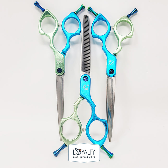 Loyalty Pet Products Dog Grooming Shears - Innofusion 3 Piece Asian Fusion Set