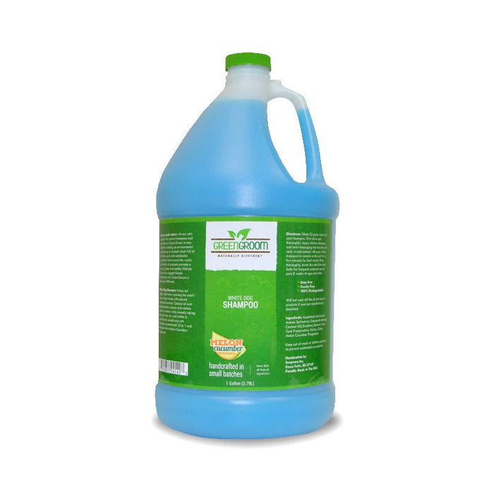 Green Groom White Dog Shampoo, 1 Gallon - - Shampoo & Conditioner by Green Groom