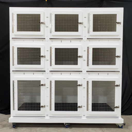 Northstar Plastics 9 Cage Bank - - Cage Banks by Northstar Plastics