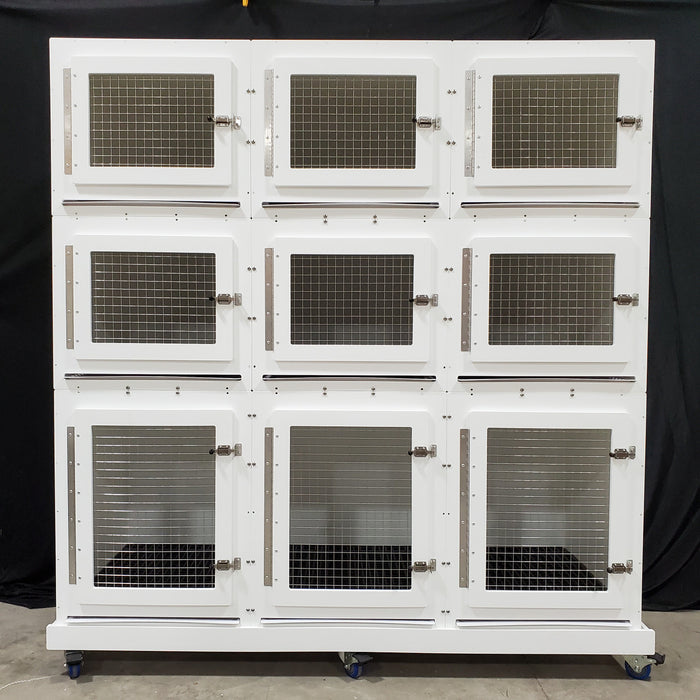 Northstar Plastics 9 Cage Bank - - Cage Banks by Northstar Plastics