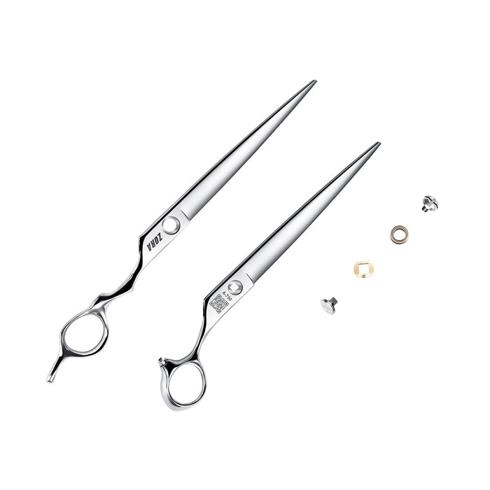 Zora Pet Grooming Shear - Straighter Model A | 7.5" 8" - - by Zora Shears
