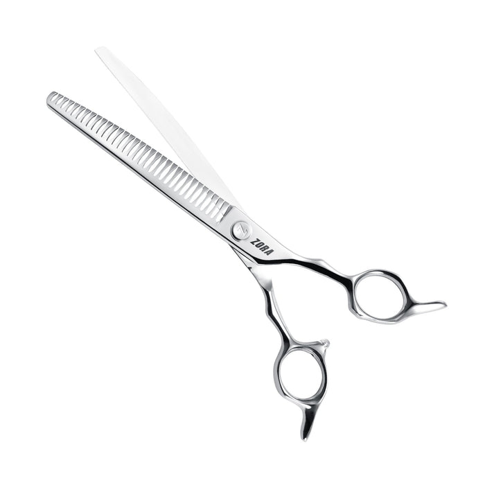 Zora Pet Grooming Curved Blender Shear - Model A-7533C - - by Zora Shears