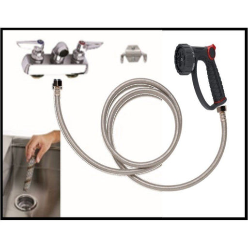 Petlift Tub Plumbing Complete Set-up 4″ Center with SmartWay - - Tub Faucet by Petlift