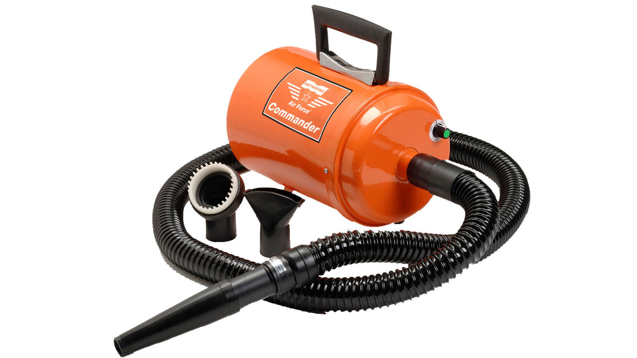 Metrovac Air Force® Commander® Variable Speed Pet Dryer - Orange 4.0 HP - Pet dryers by Metrovac