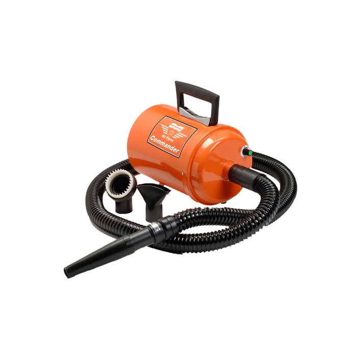 Metrovac Air Force® Commander® Variable Speed Pet Dryer - Orange 4.0 HP - Pet dryers by Metrovac