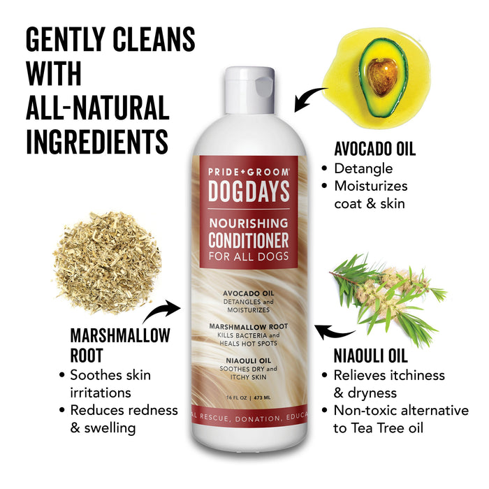 DOGDAYS Moisturizing Dog Conditioner - - by PRIDE+GROOM