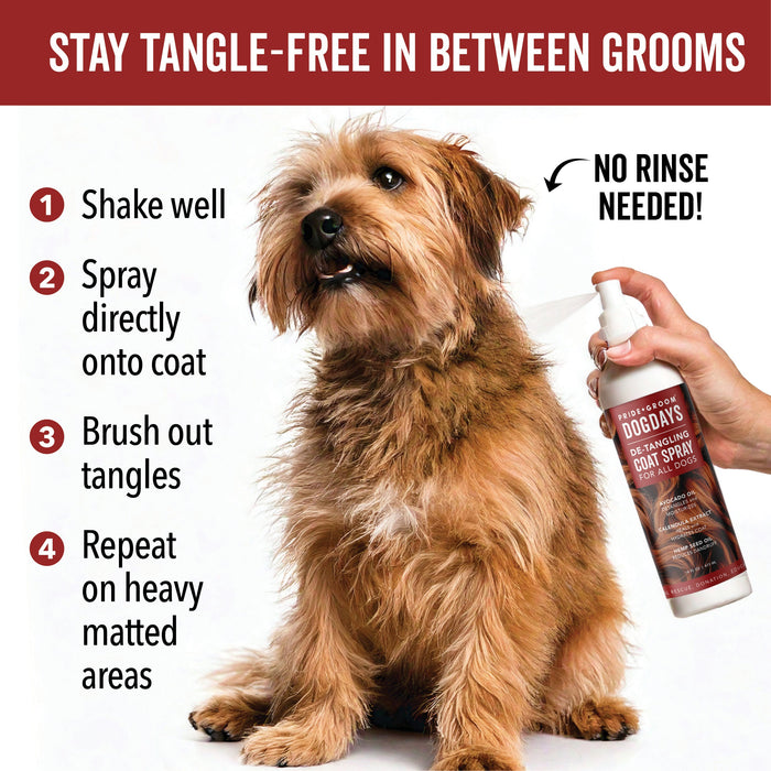 DOGDAYS Leave-In Detangling Spray - - by PRIDE+GROOM