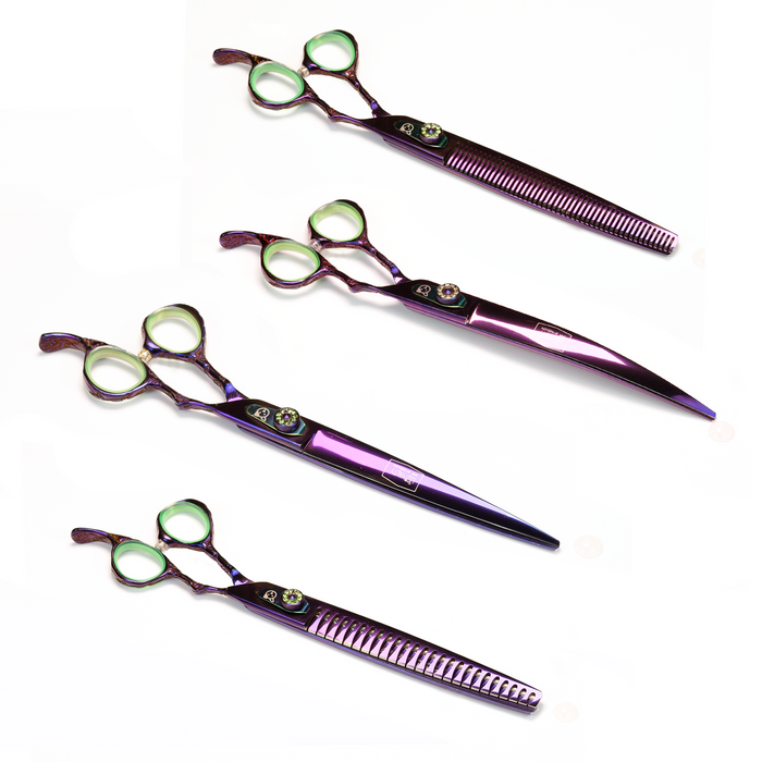 Loyalty Pet Products Dog Grooming Poison Ivy 8″ Shear Set (4 shears)