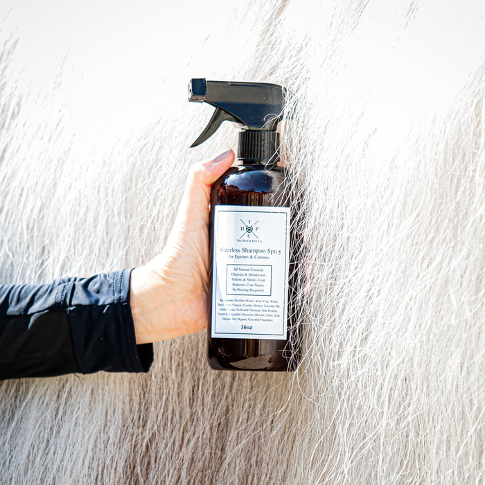 Waterless Shampoo Spray for Dogs & Horses - - by The Hoof & Paw Co.