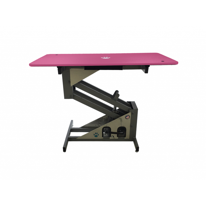Groomer's Best Foot Hydraulic Grooming Table - Pink - Grooming Tables by Groomer's Best
