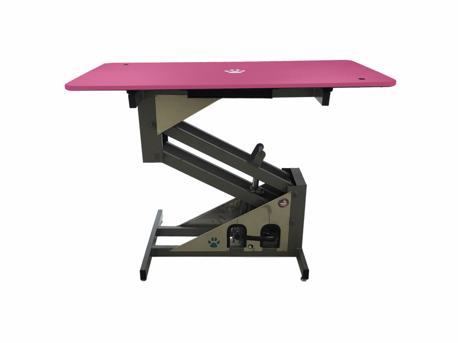 Groomer's Best Foot Hydraulic Grooming Table - Pink - Grooming Tables by Groomer's Best