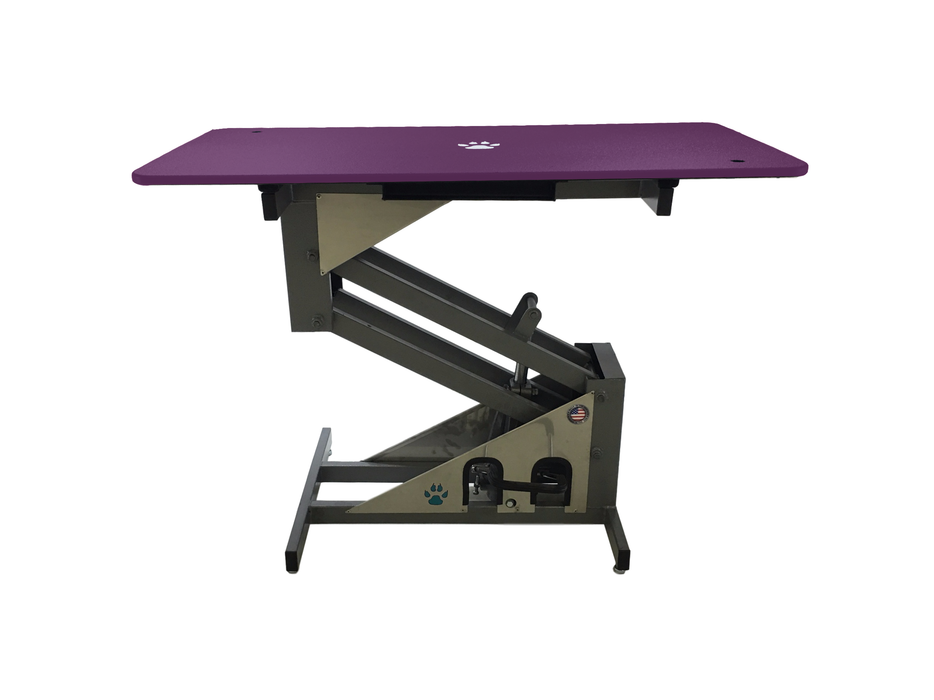 Groomer's Best Foot Hydraulic Grooming Table - Purple - Grooming Tables by Groomer's Best