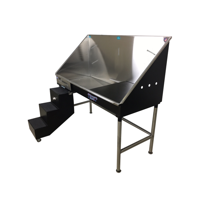 Groomer's Best ADA Elite Bathing Tub with Steps and Door - - Grooming Tubs by Groomer's Best