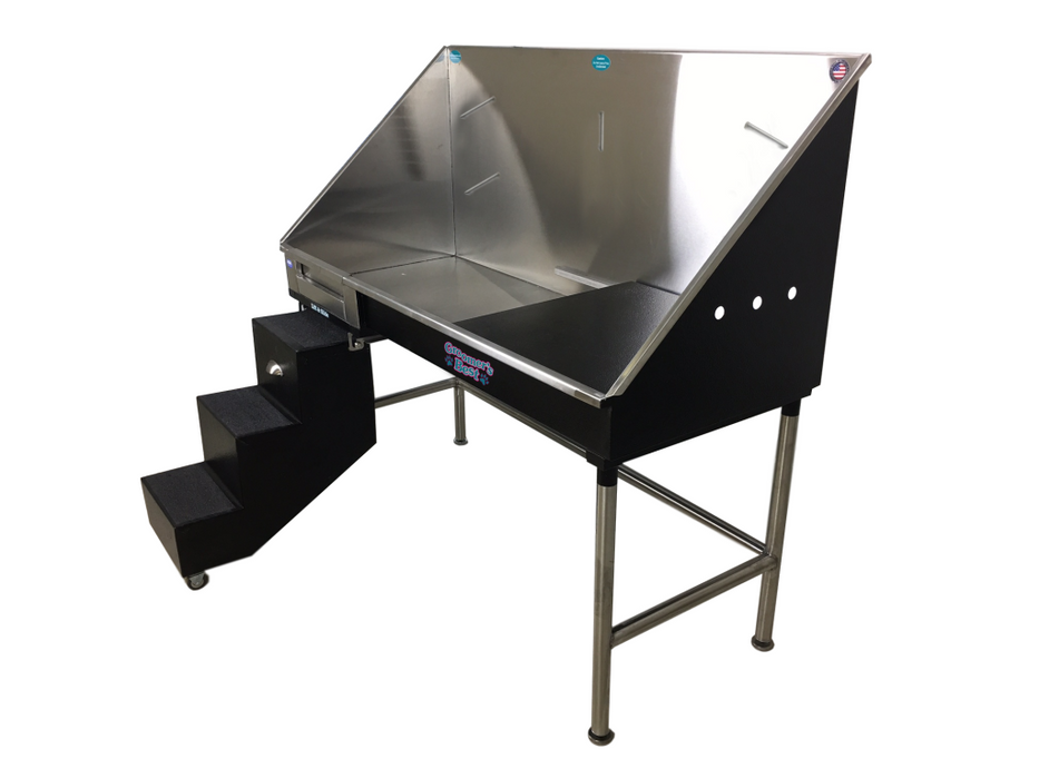 Groomer's Best ADA Elite Bathing Tub with Steps and Door - - Grooming Tubs by Groomer's Best