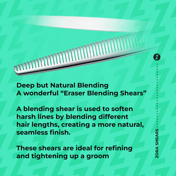 Zora Pet Grooming Blender Shear - Model A-7046 - - by Zora Shears