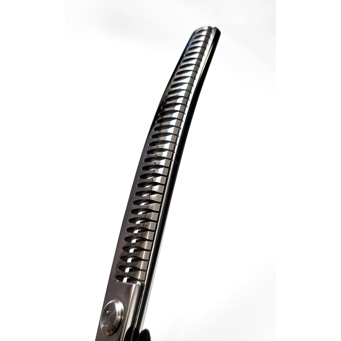 Zora Pet Grooming Curved Blender Shear - Model A-7533C - - by Zora Shears