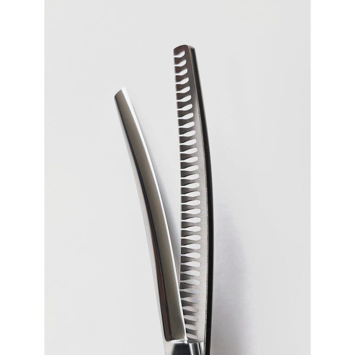 Zora Pet Grooming Curved Blender Shear - Model A-7533C - - by Zora Shears