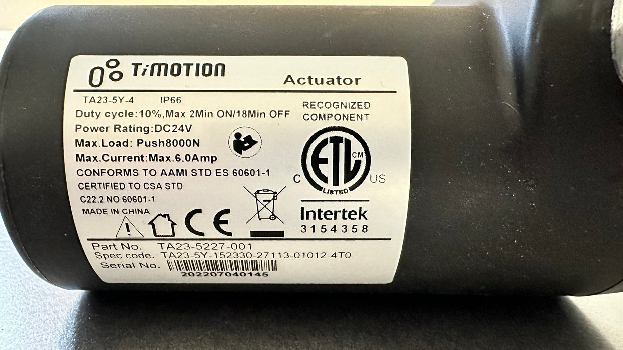 Groomer's Best TiMotion Electric Actuator Only (TA23-5Y-4) - - Grooming Accessories by Groomer's Best