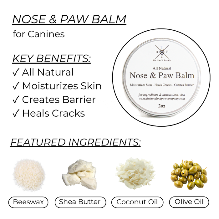 Nose & Paw Balm for Dogs - 2oz - - by The Hoof & Paw Co.