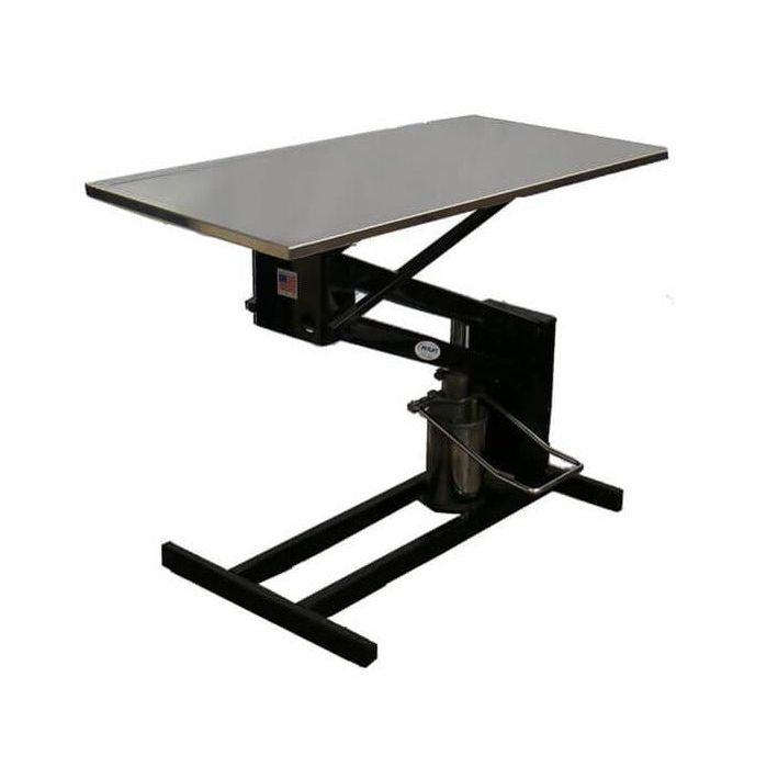 Petlift Economy Hydraulic Exam Table w/Stainless Steel Top - - Exam Tables by Petlift