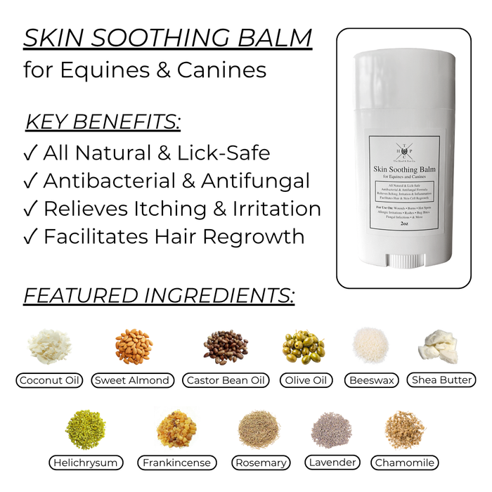 Skin Soothing Balm for Dogs & Horses - 2oz - - by The Hoof & Paw Co.