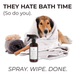 Waterless Shampoo Spray for Dogs & Horses - - by The Hoof & Paw Co.