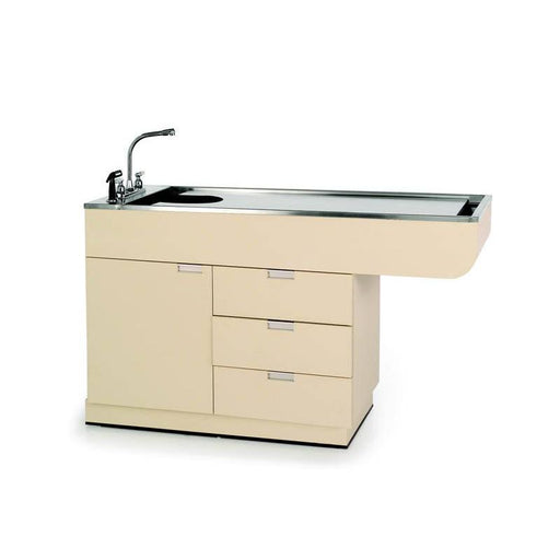 Petlift All Purpose Wet Table 48″ with Cabinet, Drawers and Knee Space - - Wet Tables by Petlift