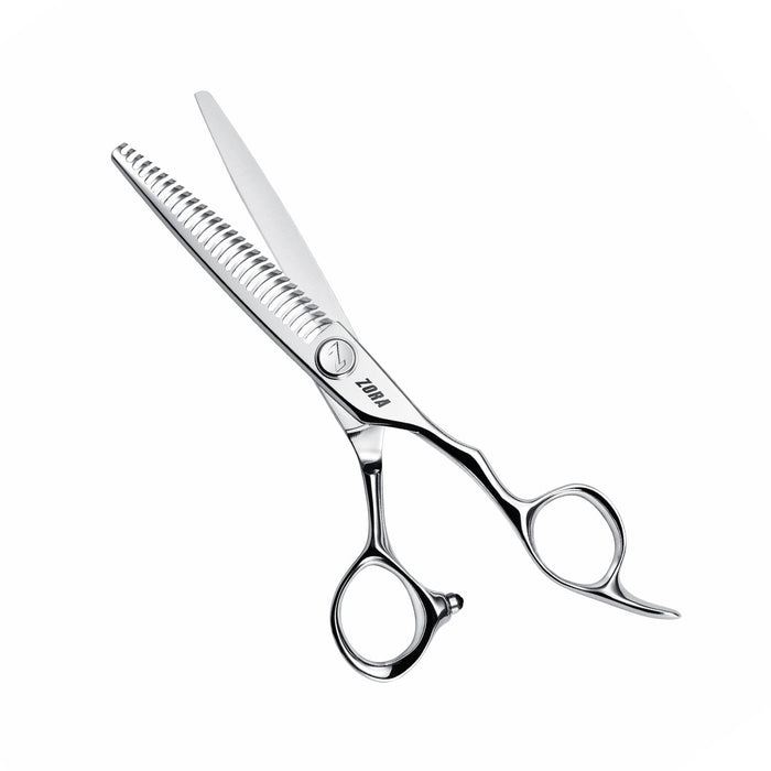 Zora Hair Cutting Shear - Model Z-628 - Deer Horn Tooth - 6.28 - - by Zora Shears