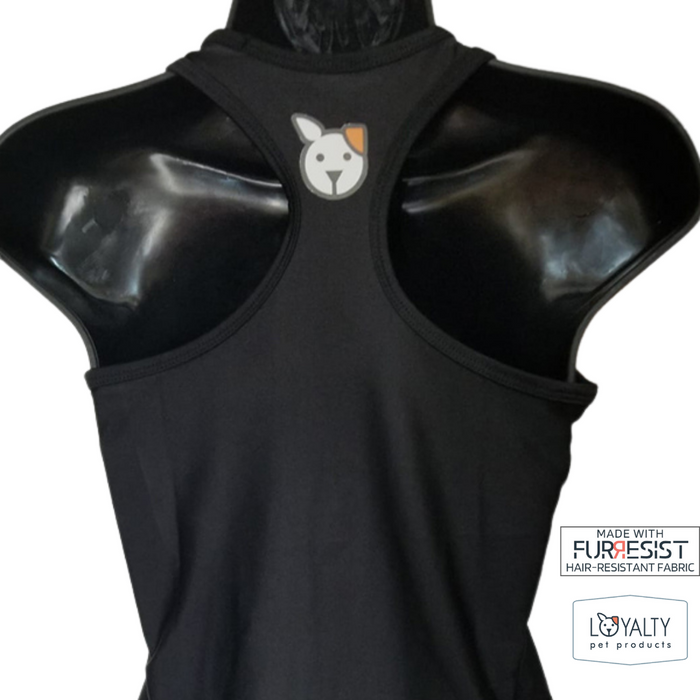 Loyalty Pet Products Black Fur Resistant Tank Top