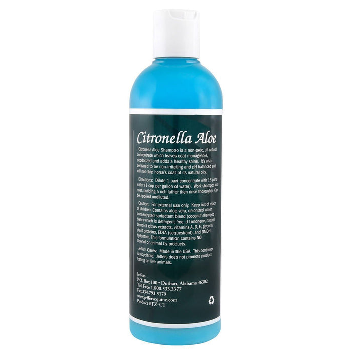 Jeffers Equine Citronella Aloe All-Natural Horse Shampoo - - Horse Supplies > Horse Grooming by Jeffers