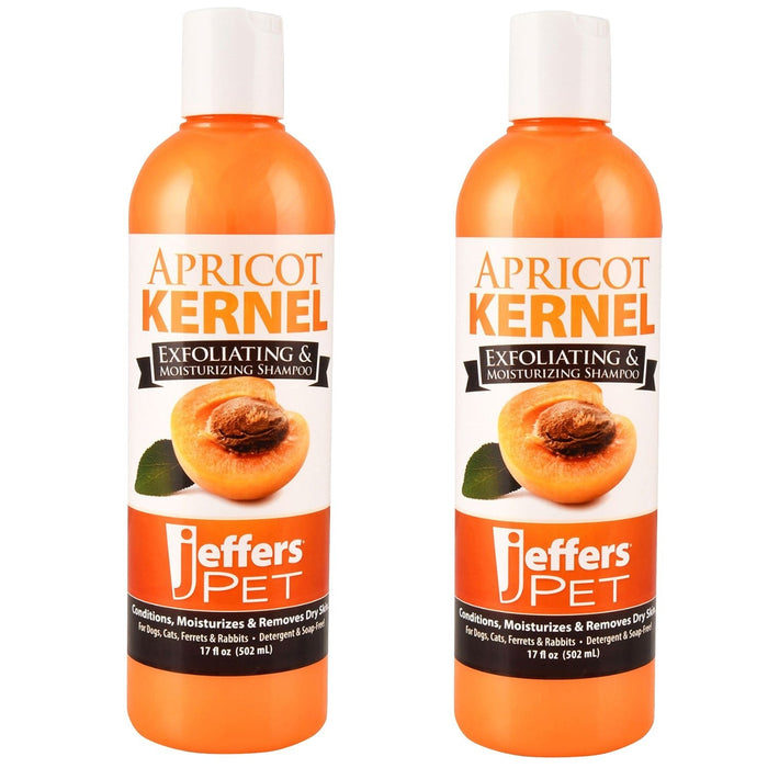 Jeffers Apricot Kernel Exfoliating & Moisturizing Pet Shampoo - 17 oz 2 - Animal & Pet Supplies > Pet Grooming > Pet Shampoo & Conditioner by Jeffers