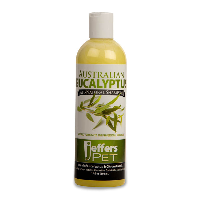 Jeffers Australian Eucalyptus All-Natural Dog Shampoo - Aids in Repelling Fleas, Ticks, Flies & Mosquitos - 17 oz 1 - Animal & Pet Supplies > Pet Grooming > Pet Shampoo & Conditioner by Jeffers