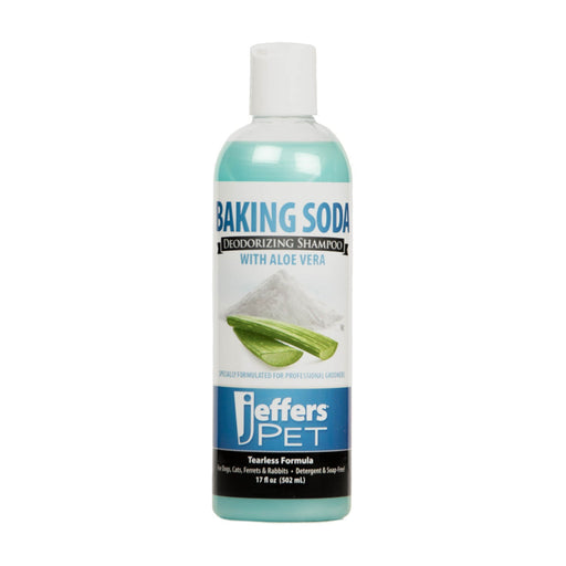 Jeffers Pet Tearless Baking Soda Deodorizing Pet Shampoo with Aloe Vera - 17 oz - Animal & Pet Supplies > Pet Grooming > Pet Shampoo & Conditioner by Jeffers