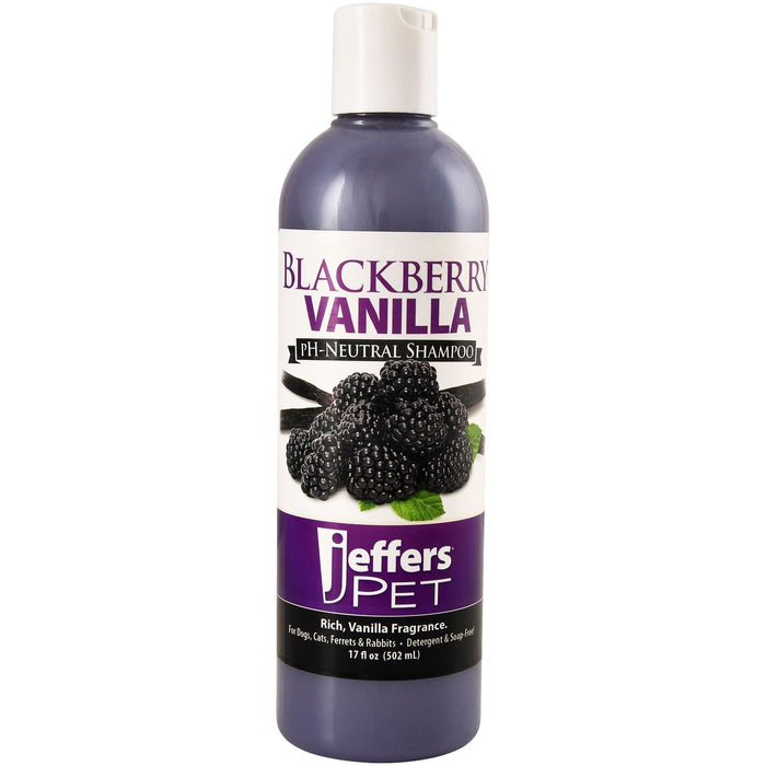 Jeffers Pet Blackberry Vanilla pH-Neutral Pet Shampoo - 17 oz 1 - Animal & Pet Supplies > Pet Grooming > Pet Shampoo & Conditioner by Jeffers
