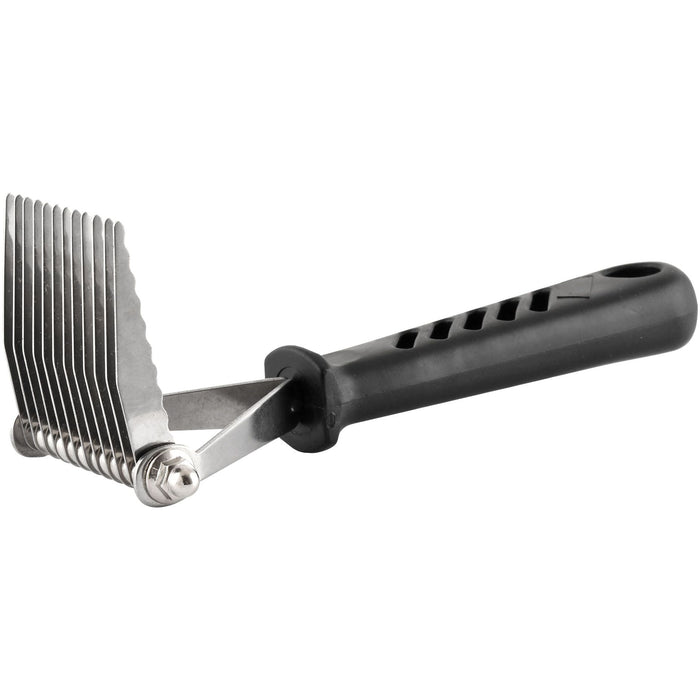 Jeffers Dog Grooming Dematting Rakes & Combs - Rake 12 Blades - Animal & Pet Supplies > Pet Grooming > Pet Combs & Brushes by Jeffers