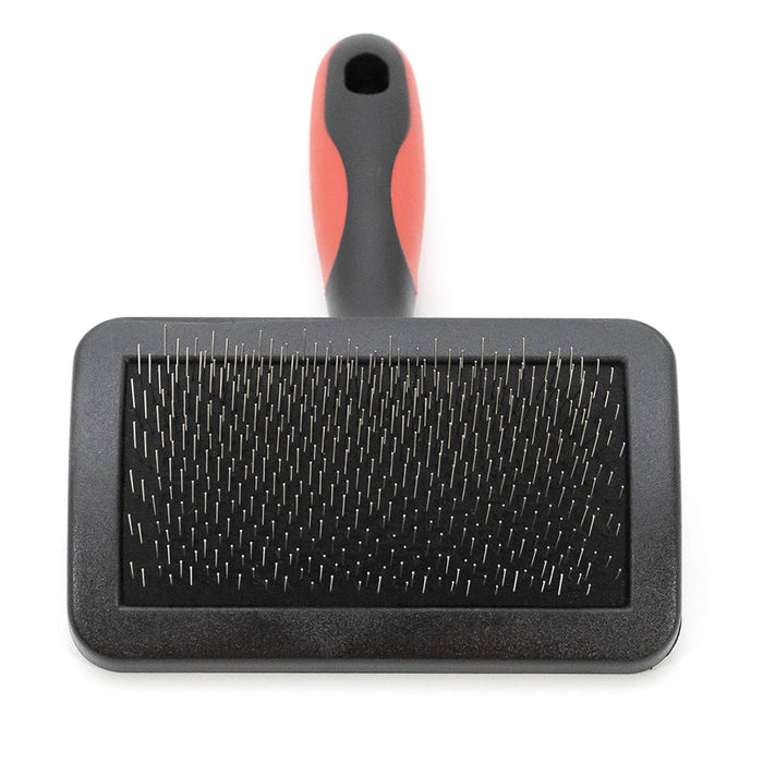 Jeffers Dual Level Pin Universal Slicker Pet Grooming Brush - - Animal & Pet Supplies > Pet Grooming > Pet Combs & Brushes by Jeffers