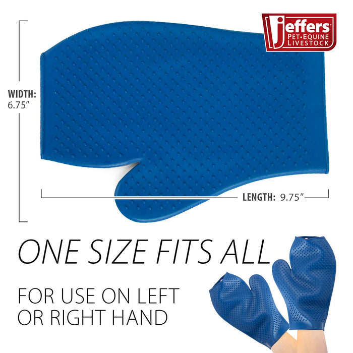 Jeffers GROOMIT - Rubber Grooming Glove for Animals - - Animal & Pet Supplies > Pet Grooming > Pet Combs & Brushes by Jeffers