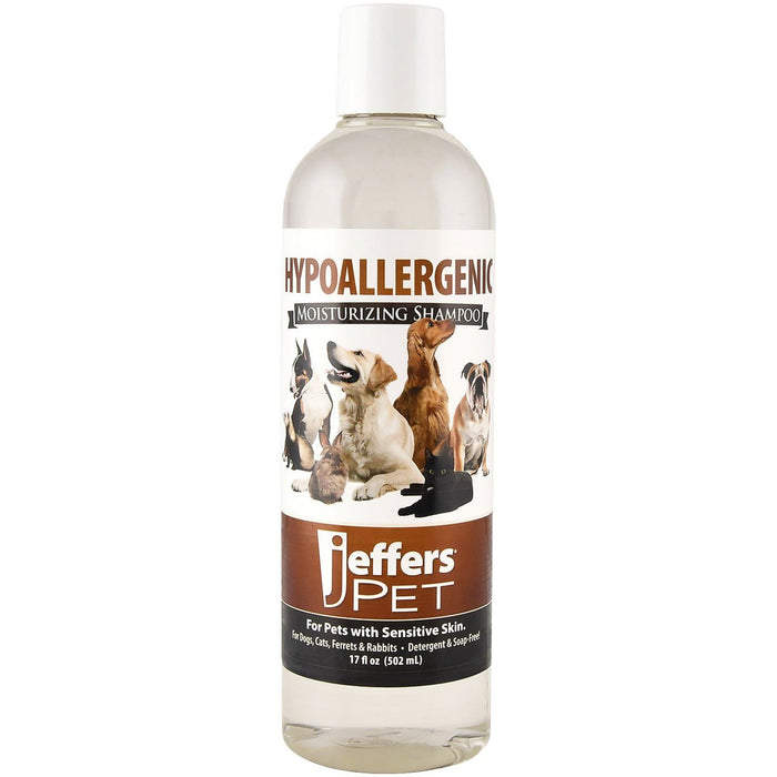 Jeffers Hypoallergenic Moisturizing Pet Shampoo for Sensitive Skin - 17 oz 1 - Animal & Pet Supplies > Pet Grooming > Pet Shampoo & Conditioner by Jeffers
