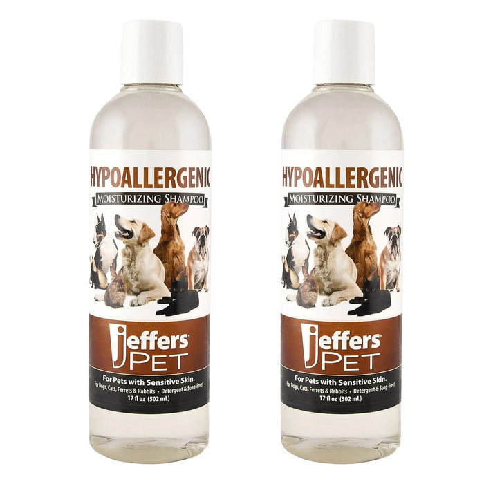 Jeffers Hypoallergenic Moisturizing Pet Shampoo for Sensitive Skin - 17 oz 2 - Animal & Pet Supplies > Pet Grooming > Pet Shampoo & Conditioner by Jeffers