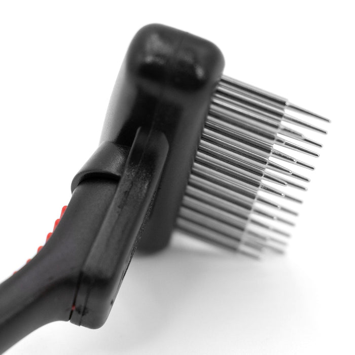 Jeffers Magic Spring Undercoat Rake for Pet Grooming - - Animal & Pet Supplies > Pet Grooming > Pet Combs & Brushes by Jeffers
