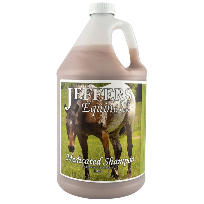 Jeffers Equine Antibacterial & Antifungal Medicated Shampoo for Horses - gallon - Animal & Pet Supplies > Pet Grooming > Pet Shampoo & Conditioner by Jeffers