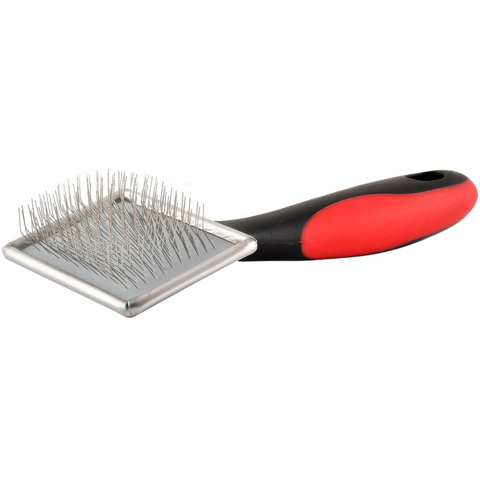 Jeffers Non-Slip Slicker Pet Grooming Brushes - Small - Animal & Pet Supplies > Pet Grooming > Pet Combs & Brushes by Jeffers