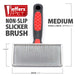 Jeffers Non-Slip Slicker Pet Grooming Brushes - - Animal & Pet Supplies > Pet Grooming > Pet Combs & Brushes by Jeffers