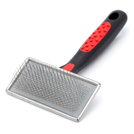 Jeffers Non-Slip Slicker Pet Grooming Brushes - Medium - Animal & Pet Supplies > Pet Grooming > Pet Combs & Brushes by Jeffers