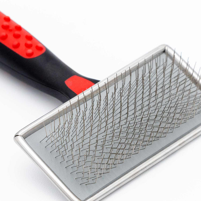 Jeffers Non-Slip Slicker Pet Grooming Brushes - - Animal & Pet Supplies > Pet Grooming > Pet Combs & Brushes by Jeffers